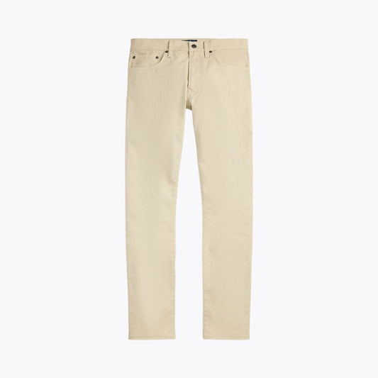 Tailored Slim-Fit Wrinkle-Resistant Cotton Twill Pants