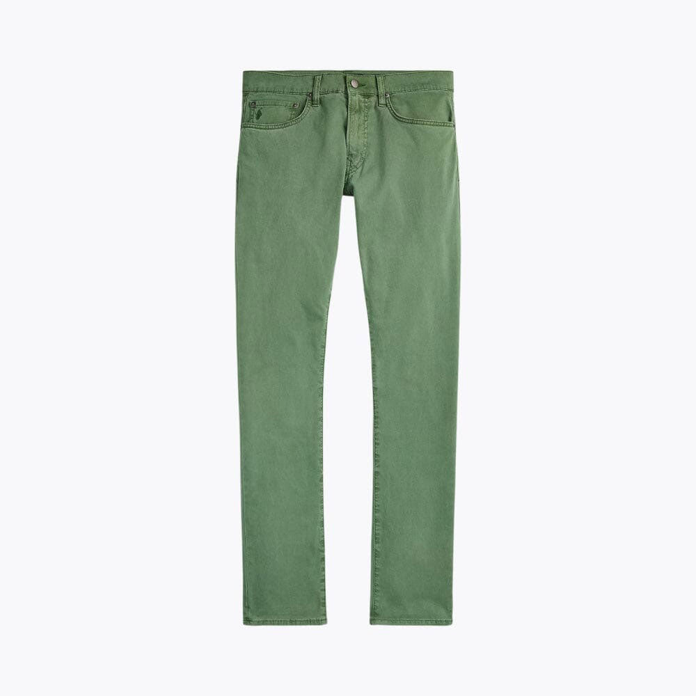 Tailored Slim-Fit Wrinkle-Resistant Cotton Twill Pants