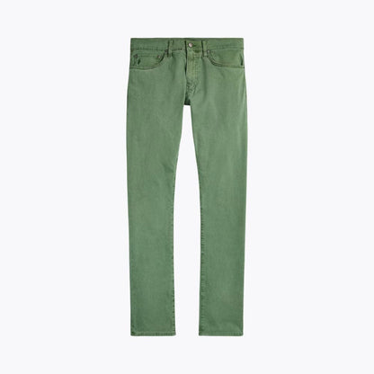 Tailored Slim-Fit Wrinkle-Resistant Cotton Twill Pants