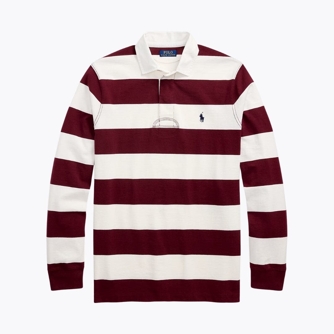 Heritage Classic Fit Striped Cotton Rugby Shirt