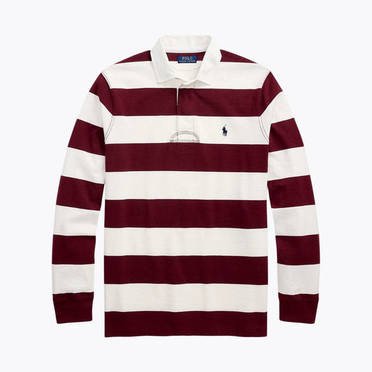 Heritage Classic Fit Striped Cotton Rugby Shirt