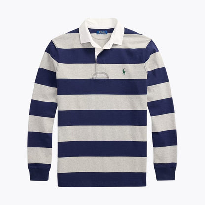 Heritage Classic Fit Striped Cotton Rugby Shirt