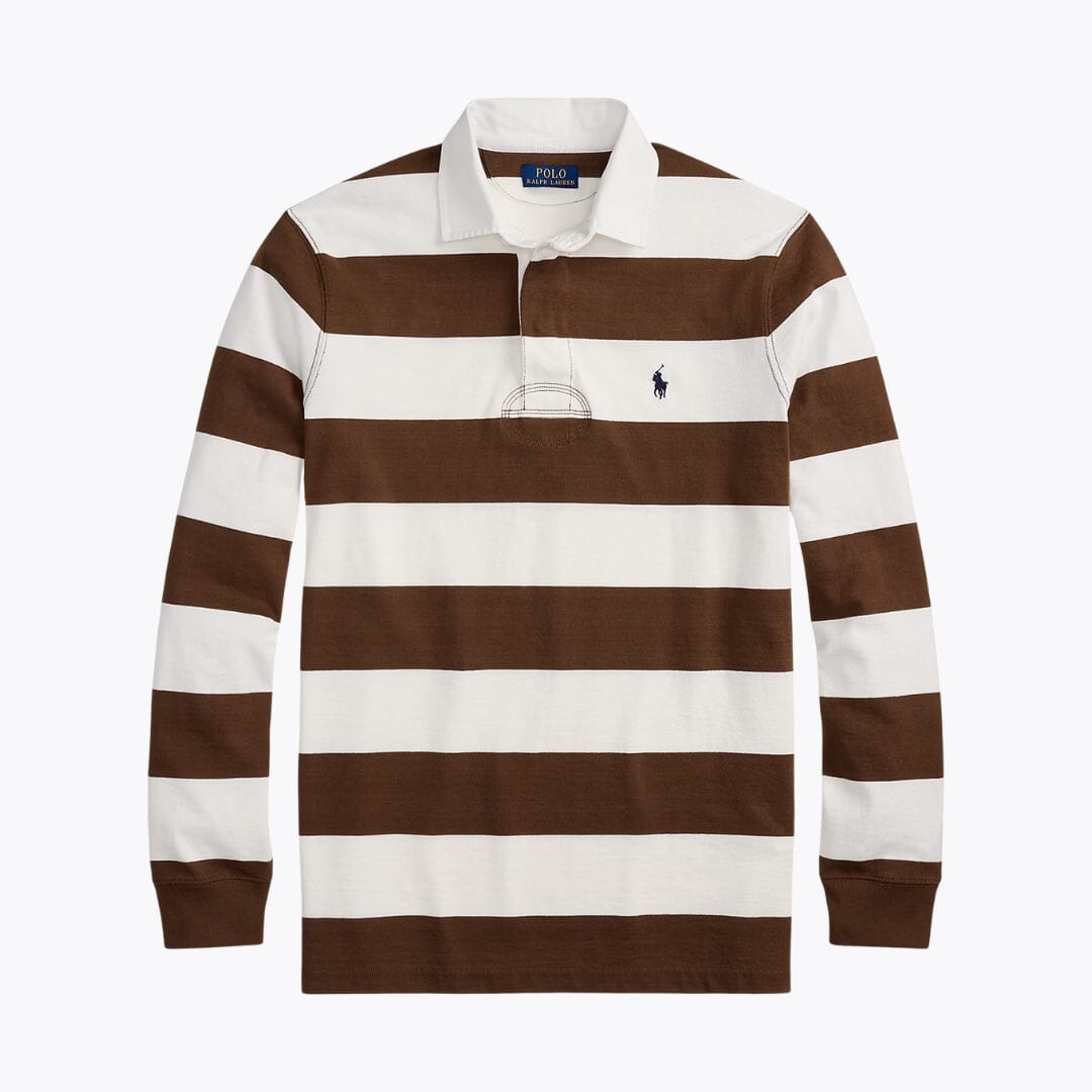 Heritage Classic Fit Striped Cotton Rugby Shirt