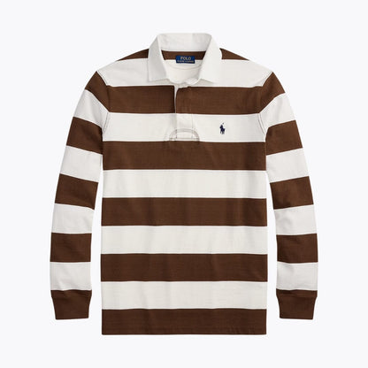 Heritage Classic Fit Striped Cotton Rugby Shirt
