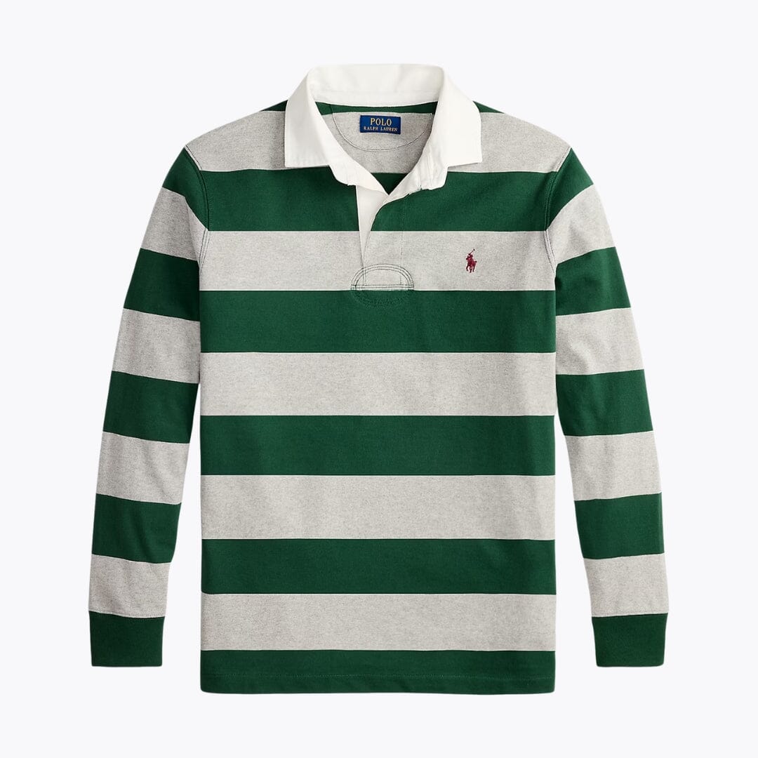 Heritage Classic Fit Striped Cotton Rugby Shirt