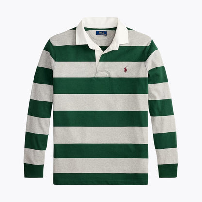 Heritage Classic Fit Striped Cotton Rugby Shirt