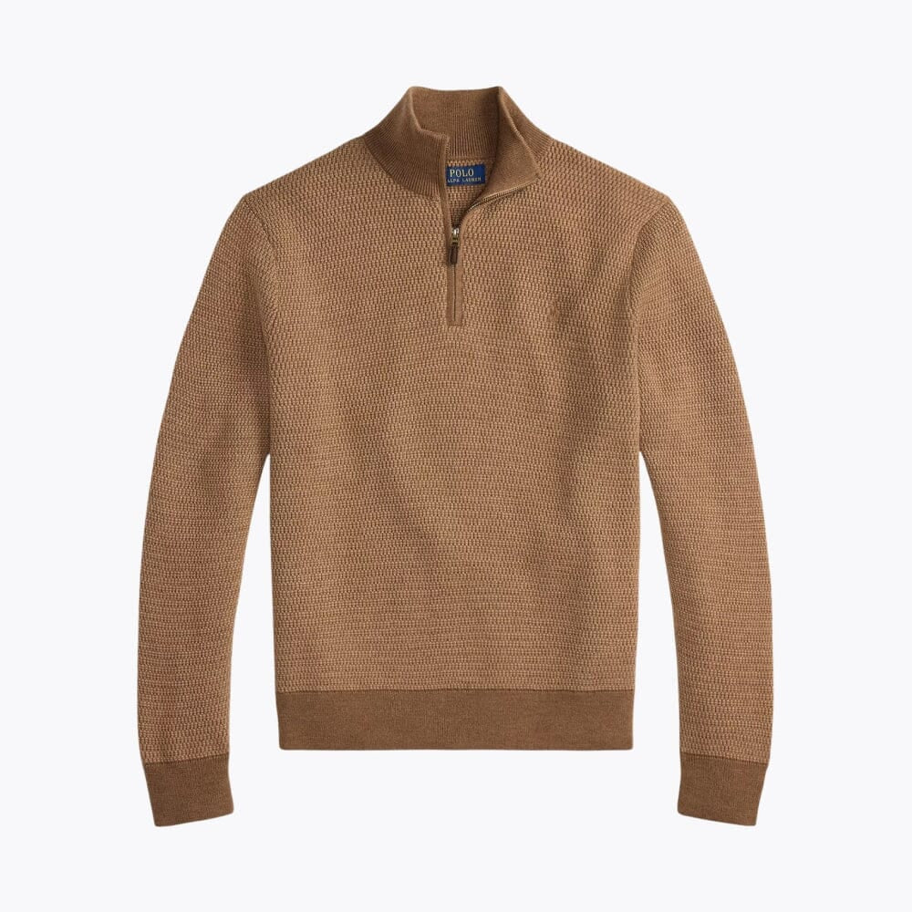 Washable Wool Quarter-Zip Pullover