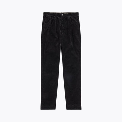 Relaxed-Fit Pleated Cotton-Corduroy Trousers
