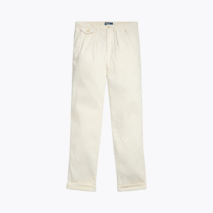 Relaxed-Fit Pleated Cotton-Corduroy Trousers