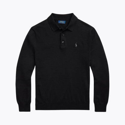 Fitted Wool Collared Sweater