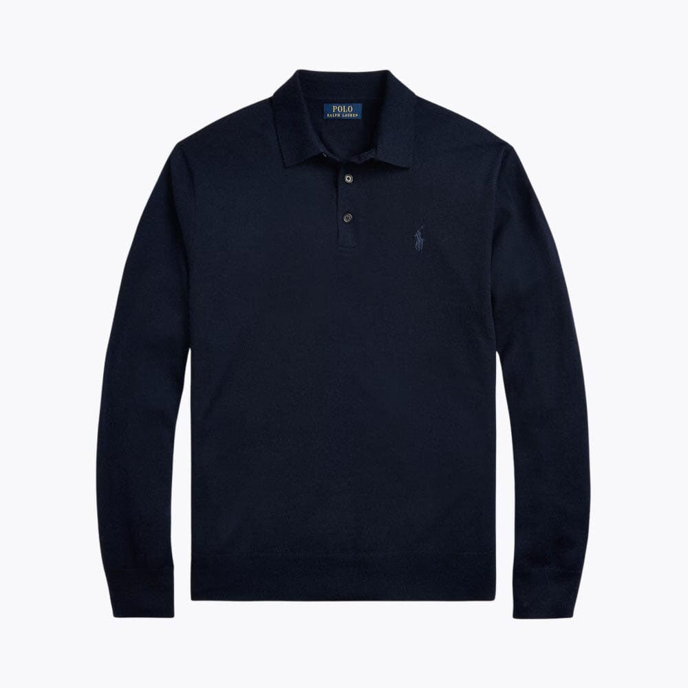 Fitted Wool Collared Sweater