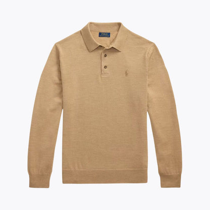 Fitted Wool Collared Sweater
