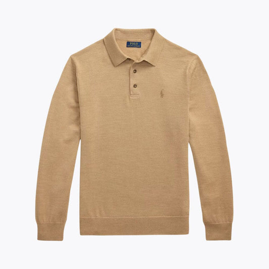 Fitted Wool Collared Sweater