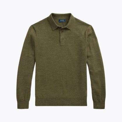 Fitted Wool Collared Sweater