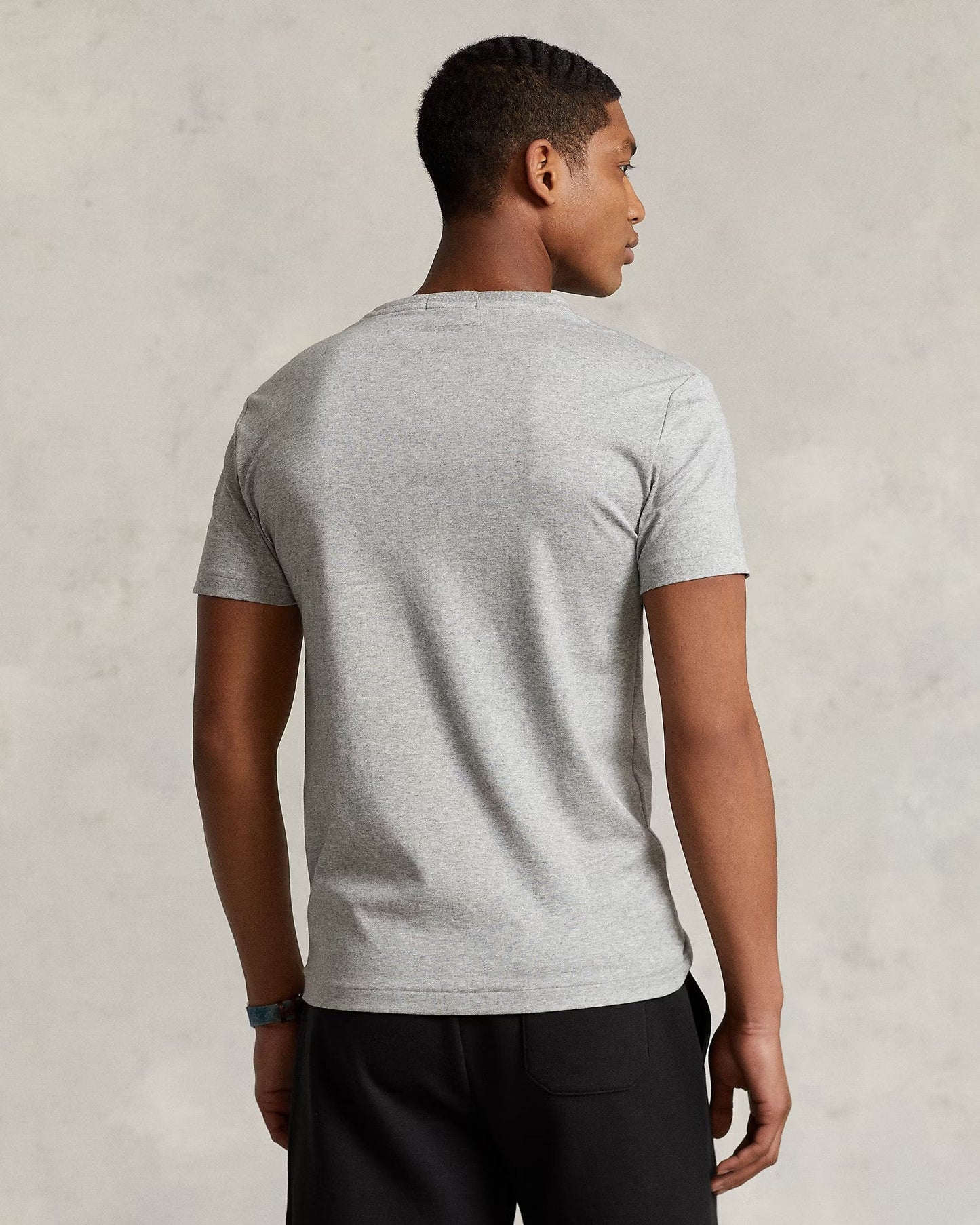 Slim-Fit Cotton Crewneck T-Shirt — Gray