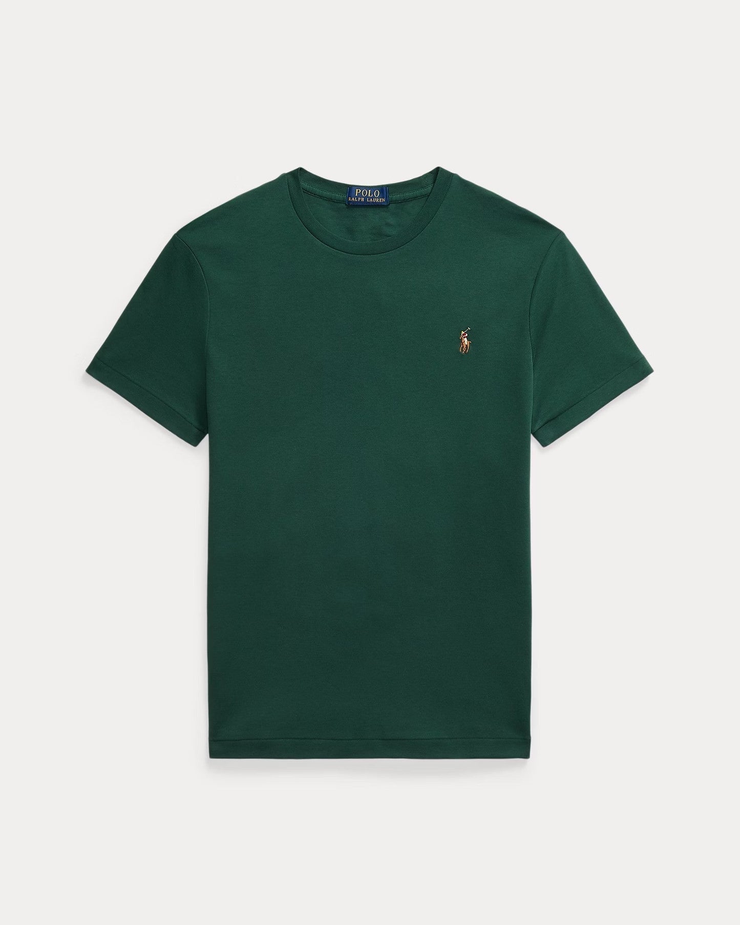 Slim-Fit Cotton Crewneck T-Shirt — Green