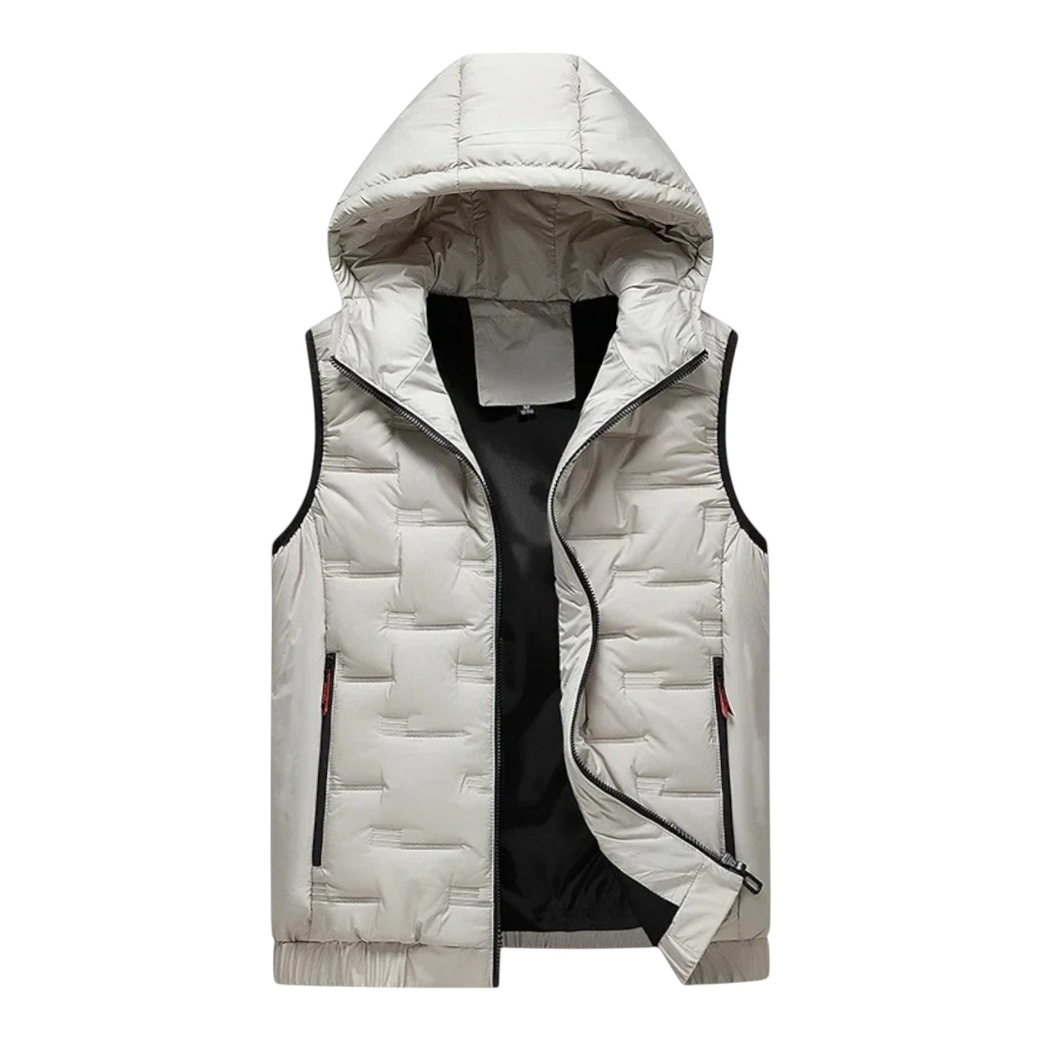 Silvio | gewatteerd bodywarmer met capuchon