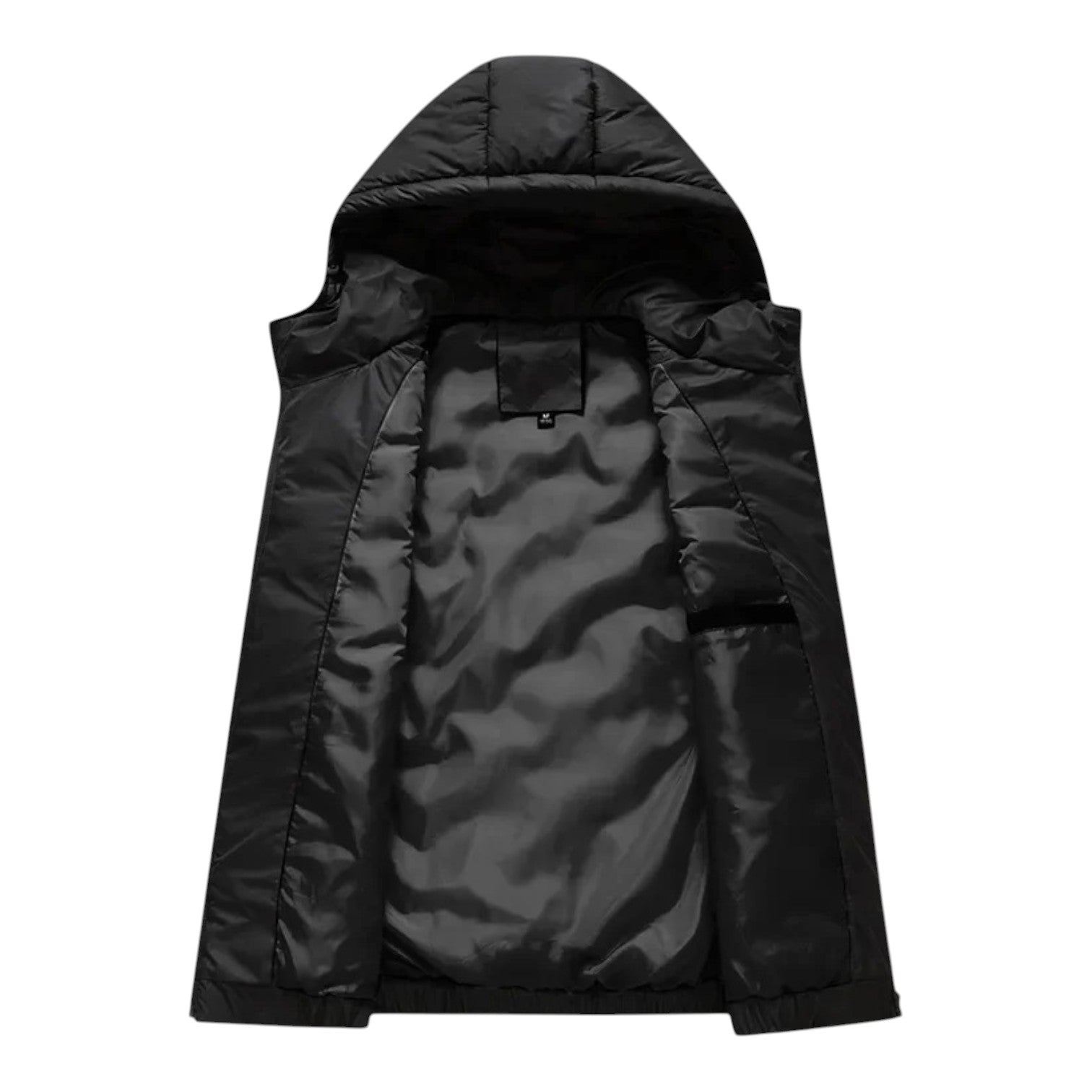 Silvio | gewatteerd bodywarmer met capuchon