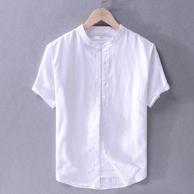 Casual Cotton/Linen Men's Shirt