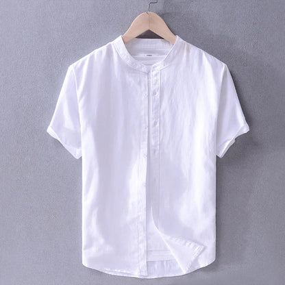 Casual Cotton/Linen Men's Shirt